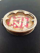 Load image into Gallery viewer, Silver Passion Reliquary of the Column of Flagellation of Jesus Christ Plus 5 Important Relics Circa 1800. Intact wax seal