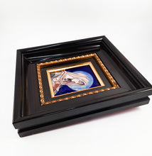 Load image into Gallery viewer, Limoges Enamel Of The Virgin Mary, by Pierre Bonnet Master Enameller Of France, French Religious Enamel From Limoges France circa 1930