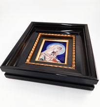 Load image into Gallery viewer, Limoges Enamel Of The Virgin Mary, by Pierre Bonnet Master Enameller Of France, French Religious Enamel From Limoges France circa 1930