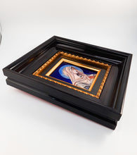 Load image into Gallery viewer, Limoges Enamel Of The Virgin Mary, by Pierre Bonnet Master Enameller Of France, French Religious Enamel From Limoges France circa 1930