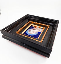 Load image into Gallery viewer, Limoges Enamel Of The Virgin Mary, by Pierre Bonnet Master Enameller Of France, French Religious Enamel From Limoges France circa 1930