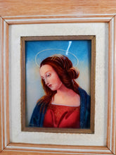 Laden Sie das Bild in den Galerie-Viewer, The Virgin Mary Enamel by Camille Faure Limoges Circa 1920