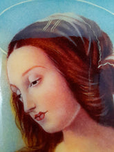 Laden Sie das Bild in den Galerie-Viewer, The Virgin Mary Enamel by Camille Faure Limoges Circa 1920