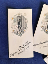 Load image into Gallery viewer, Antique 1st Communion Brassards 1912 Hand Made by Madame Jeanne Lagrange for Her Son Robert Dubillon