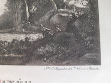 Charger l'image dans la galerie, Set of Four Original Fine Art Prints by Nicolas Lancret, Camille Corot, J.F. Millet and A. Watteau