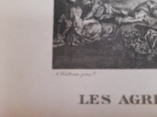 Charger l'image dans la galerie, Set of Four Original Fine Art Prints by Nicolas Lancret, Camille Corot, J.F. Millet and A. Watteau