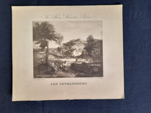 Charger l'image dans la galerie, Set of Four Original Fine Art Prints by Nicolas Lancret, Camille Corot, J.F. Millet and A. Watteau