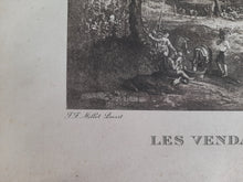 Charger l'image dans la galerie, Set of Four Original Fine Art Prints by Nicolas Lancret, Camille Corot, J.F. Millet and A. Watteau