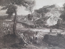 Charger l'image dans la galerie, Set of Four Original Fine Art Prints by Nicolas Lancret, Camille Corot, J.F. Millet and A. Watteau