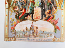 Load image into Gallery viewer, Souvenir Card Set from Le Bon Marche - Visits By Tsar Nicholas II in 1901 and 1902, King of Spain 1913 and Funeral of King Edward VII