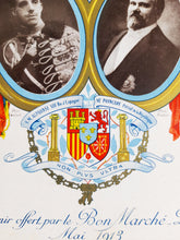 Load image into Gallery viewer, Souvenir Card Set from Le Bon Marche - Visits By Tsar Nicholas II in 1901 and 1902, King of Spain 1913 and Funeral of King Edward VII