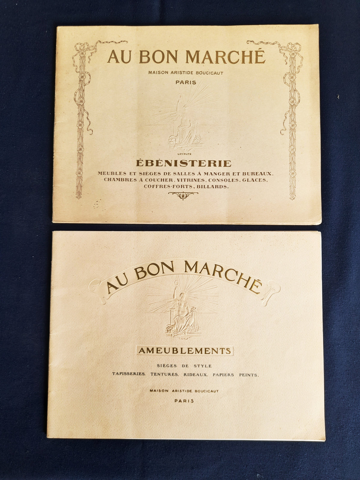 ル・ボン・マルシェ家具カタログ『Ameublements & Ébénisterie』1900年 2冊セット