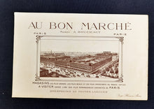 Load image into Gallery viewer, French promotional chromolithograph postcard titled "Mes Débuts artistiques" 6 Booklets in Excellent Condition, Very Rare