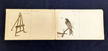 Load image into Gallery viewer, French promotional chromolithograph postcard titled "Mes Débuts artistiques" 6 Booklets in Excellent Condition, Very Rare