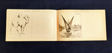 Load image into Gallery viewer, French promotional chromolithograph postcard titled "Mes Débuts artistiques" 6 Booklets in Excellent Condition, Very Rare