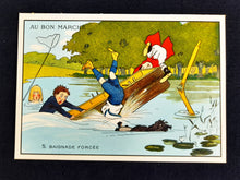 Load image into Gallery viewer, The Hunt - Complete Set of 6 Cards Designed and signed by Walter Thor Circa 1900