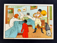 Load image into Gallery viewer, The Hunt - Complete Set of 6 Cards Designed and signed by Walter Thor Circa 1900