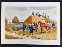 Laden Sie das Bild in den Galerie-Viewer, Au Bon Marche Publicity Cards - Complete Set of 6 Chromolithographs - 19th Century Artists - Circa 1909