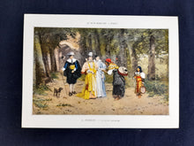 Laden Sie das Bild in den Galerie-Viewer, Au Bon Marche Publicity Cards - Complete Set of 6 Chromolithographs - 19th Century Artists - Circa 1909