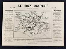 Laden Sie das Bild in den Galerie-Viewer, Au Bon Marche Publicity Cards - Complete Set of 6 Chromolithographs - 19th Century Artists - Circa 1909