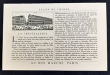 Load image into Gallery viewer, The Departments of Au Bon Marche - Set of 8 Publicity Cards - Excellent Condition Circa 1900