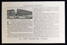 Load image into Gallery viewer, The Departments of Au Bon Marche - Set of 8 Publicity Cards - Excellent Condition Circa 1900