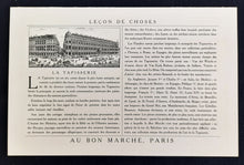 Load image into Gallery viewer, The Departments of Au Bon Marche - Set of 8 Publicity Cards - Excellent Condition Circa 1900
