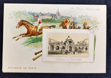 Laden Sie das Bild in den Galerie-Viewer, Au Bon Marche Publicity Cards - Complete Set of 6 Chromolithographs - Around Paris