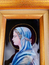 Load image into Gallery viewer, The Virgin Mary Enamel by Camille Fauré Limoges Circa 1920