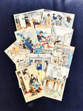 Load image into Gallery viewer, Au Bon Marche Set of Postcards Entitled 'Our Navy' by Henri Gervèse - 12 Postcards All Unused