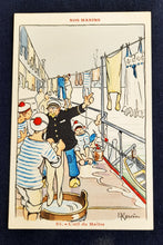 Load image into Gallery viewer, Au Bon Marche Set of Postcards Entitled 'Our Navy' by Henri Gervèse - 12 Postcards All Unused