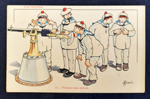 Charger l'image dans la galerie, Au Bon Marche Set of Postcards Entitled 'Our Navy' by Henri Gervèse - 10 Postcards All Unused