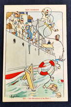 Charger l'image dans la galerie, Au Bon Marche Set of Postcards Entitled 'Our Navy' by Henri Gervèse - 10 Postcards All Unused