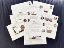 Load image into Gallery viewer, Au Bon Marche - Famous Aviator Cards - Complete Set of 10 - Excellent Condition