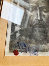 Load image into Gallery viewer, Veronica's Veil Reliquary, Official Vatican Catholic Relic on Linen With Spanish Wax Seal, Circa 1870, Excellent Condition. Original