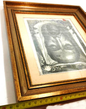Load image into Gallery viewer, Veronica's Veil Reliquary, Official Vatican Catholic Relic on Linen With Spanish Wax Seal, Circa 1870, Excellent Condition. Original
