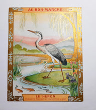 Laden Sie das Bild in den Galerie-Viewer, Victorian Trade Cards From Au Bon Marche Paris, Very Rare Complete Set Of 10 Cards, Theme Is Fables Of Jean De La Fontaine