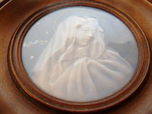 Load image into Gallery viewer, SOLD Pate Sur Pate of The Virgin Mary 9 cm diameter Circa 1890 By Auguste Riffaterre (1868-1935)