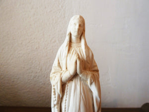 SOLD Antique Statue of The Virgin Mary by frère Marie-Bernard Circa 1920 16 Centimetres Tall