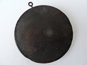 Bois Durci Medal of Napoleon Prince Imperial 11.5 Centimetres Diameter Circa 1870
