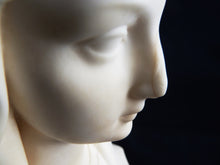 Load image into Gallery viewer, Our Lady Of Lourdes Bust, Statue ND De Lourdes by C Maillard, 21 centimetres Tall