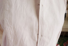 Laden Sie das Bild in den Galerie-Viewer, Reserved for Elizabeth Antique Hemp Evening Dress Shirt, Rare,  Hand Woven Finest Hemp, Circa 1860, Hand Made, From French Chateau, Mono M