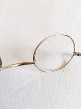 Load image into Gallery viewer, Antique Wire Frame Glasses By Rouzier Of Tarbes, France, Gold Plated Circa 1890, Original Glass and Case, Excellent Condition
