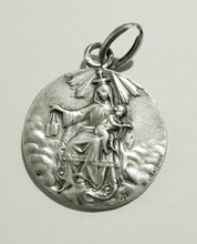 Load image into Gallery viewer, SOLD Sacred Heart Medal with Our Lady of Mount Carmel, Design by Ludovic Penin of Lyons France circa 1850