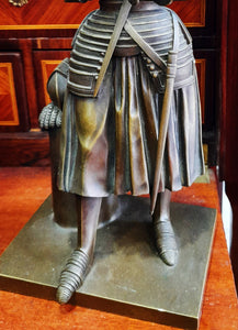 SOLD Joan of Arc and Pieronne of Brittany Bronzes Attributed to Princess Marie of Orléans (1813–1839) Very Rare