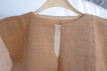 Load image into Gallery viewer, Antique Hemp Nightdress/Shirt, Unused, French, Winter/Autumn Weight Circa 1860 Unused