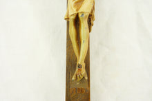 Load image into Gallery viewer, Antique Crucifix, Cold Painted Bronze, Probably Austrian, Early 19th Century, 27 x 19 Centimetres