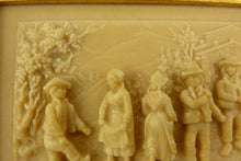 Load image into Gallery viewer, Antique Meerschaum Carving, French Village Dance Scene,Cabrette Player, Circa 1900